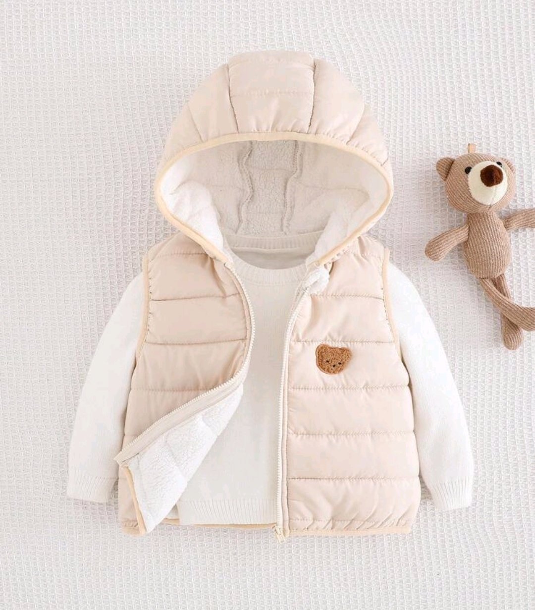 Chaleco con corderito